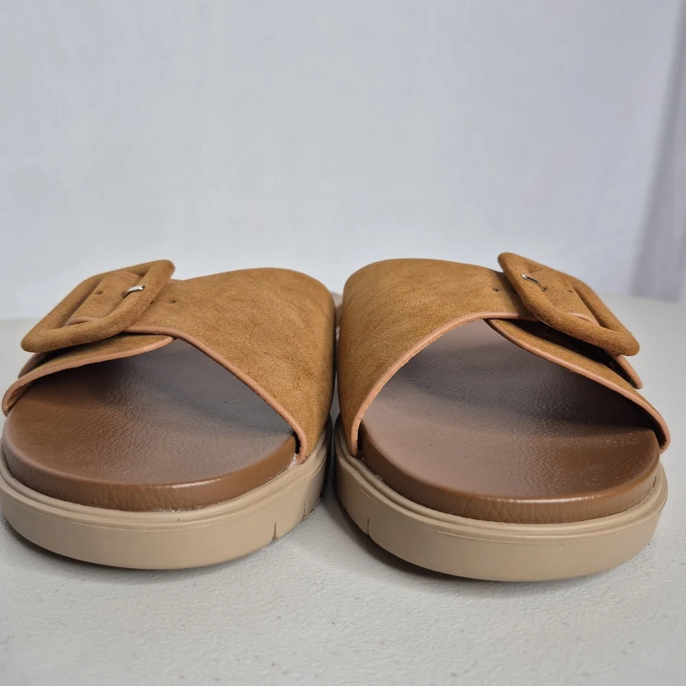 Torrid Buckle Slide Sandals - Size 8WW